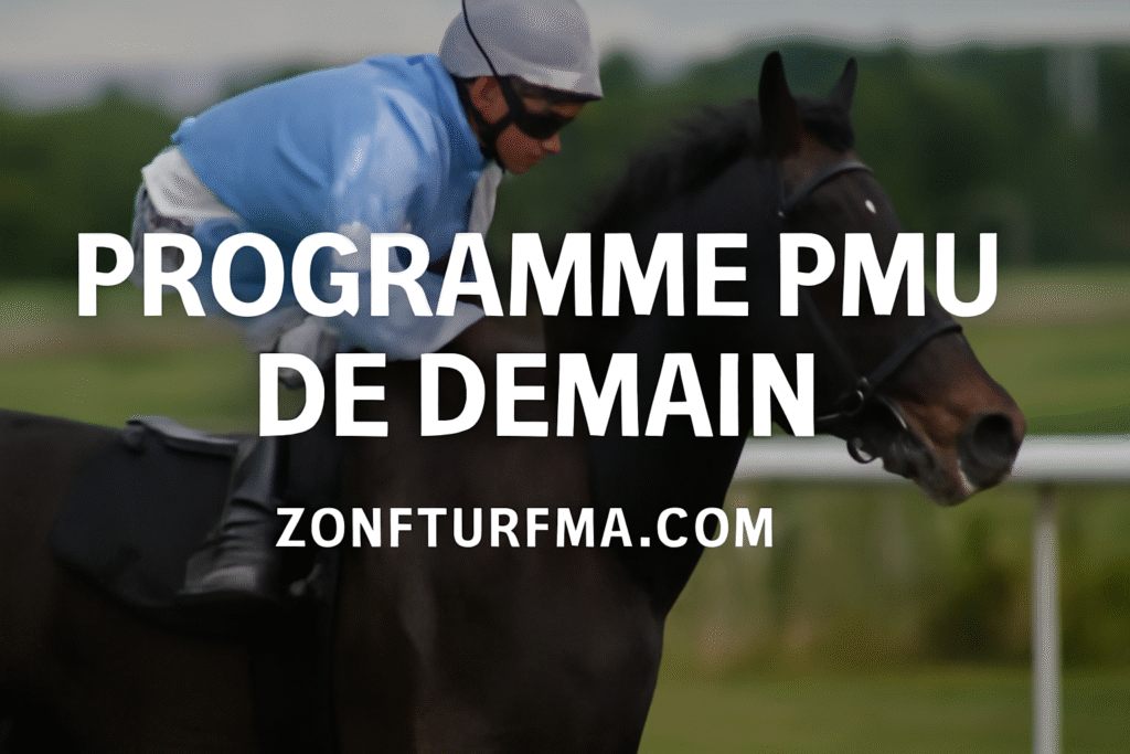 programmes PMU de demain